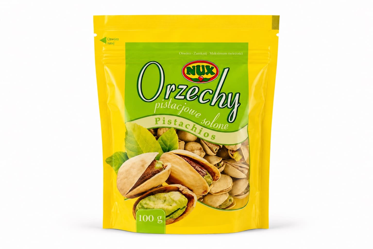 Orzechy pistacjowe solone NUX 100 g