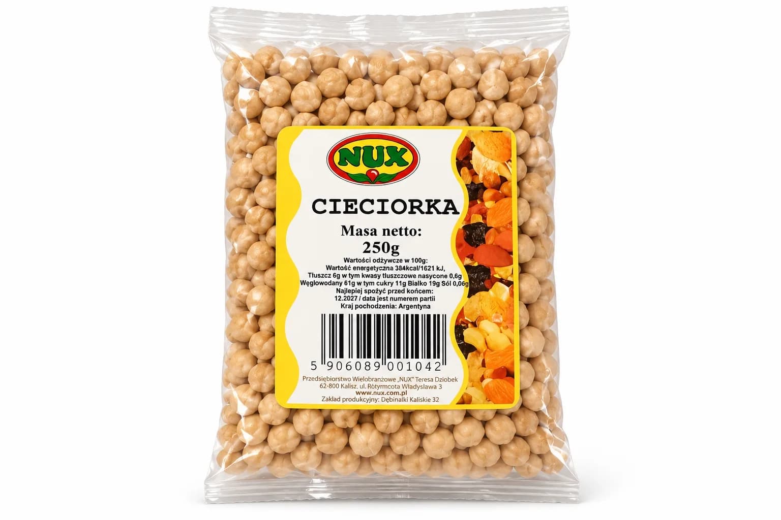 Ciecierzyca (cieciorka) NUX 250 g