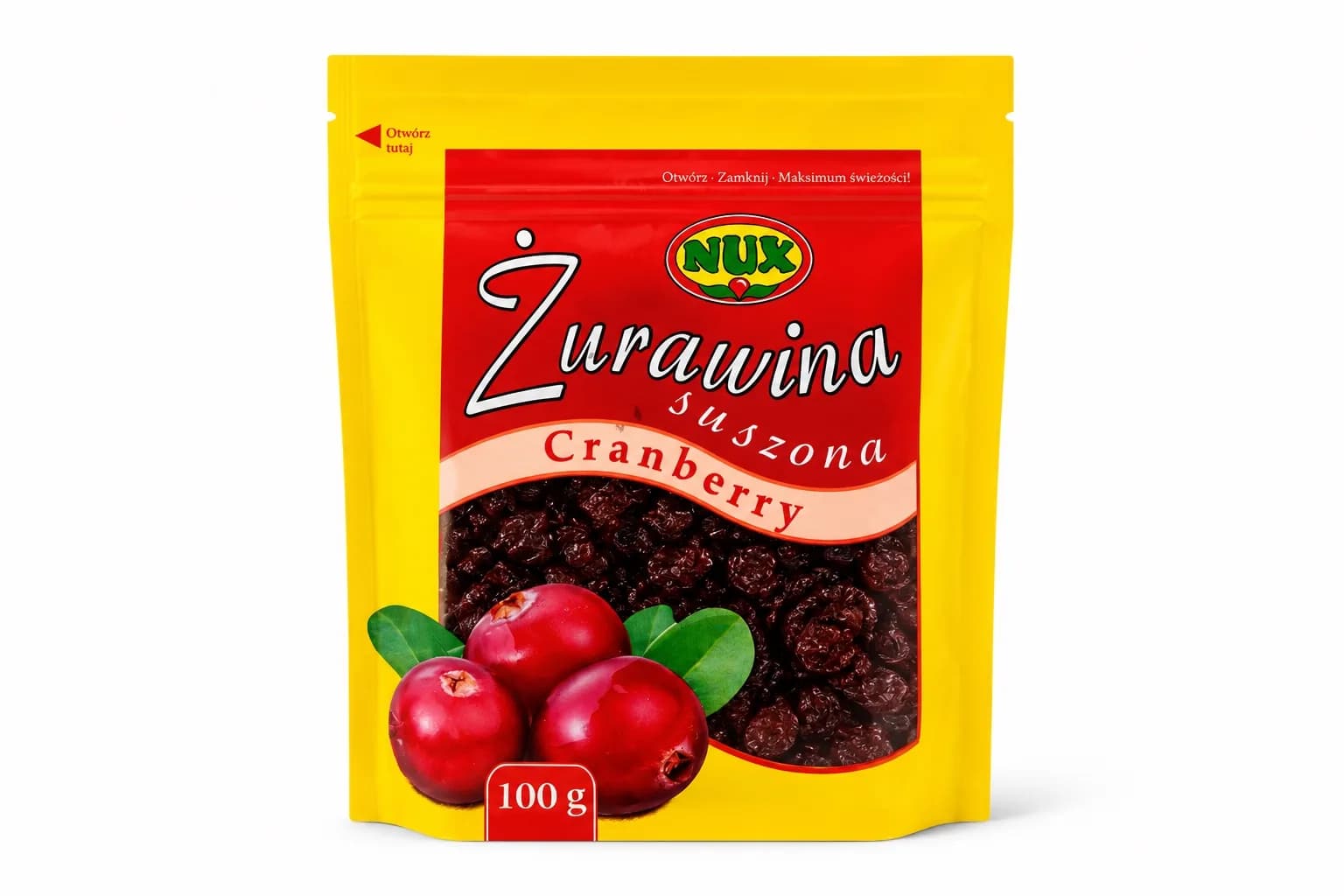 Żurawina suszona NUX 100 g