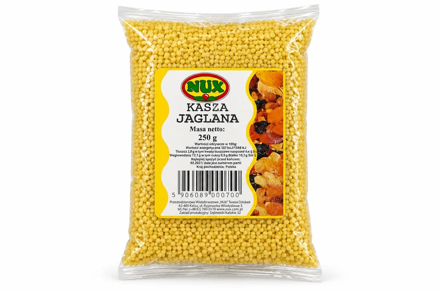 Kasza jaglana NUX 250 g