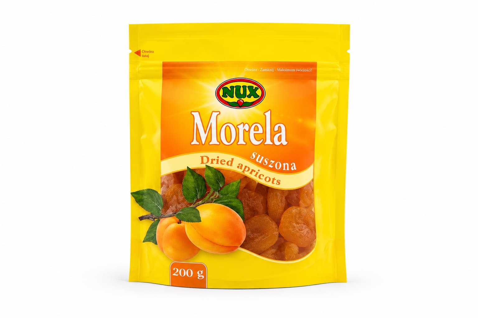 Morele suszone NUX 200 g