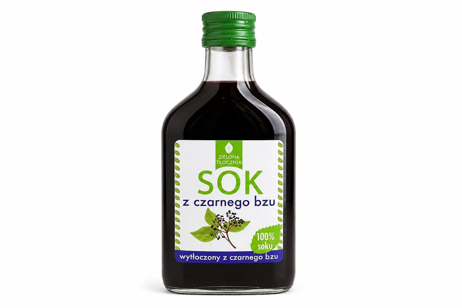 Sok z czarnego bzu Zielona Tłocznia 200 ml